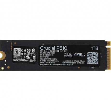Накопитель SSD Crucial P510 1TB (CT1000P510SSD8) - фото 7