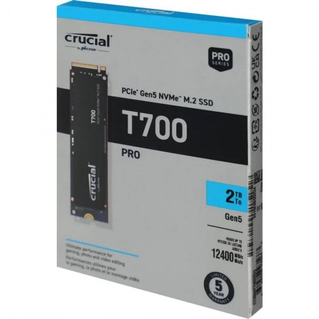 Накопитель SSD Crucial T700 2TB (CT2000T700SSD3) - фото 6