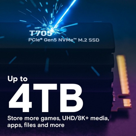 Накопитель SSD Crucial T705 4TB (CT4000T705SSD5) - фото 6