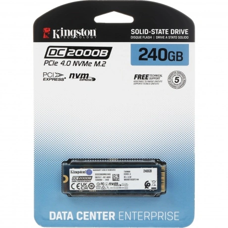 Накопитель Kingston Enterprise SSD 240GB DC2000B M.2 2280 (SEDC2...