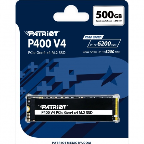 Накопитель SSD M.2 2280 500GB P400VP500GM28H PATRIOT - фото 4