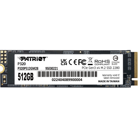 Накопитель SSD M.2 2280 512GB P320 P320P512GM28 PATRIOT - фото 1