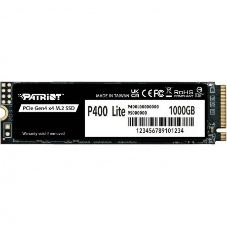 Накопитель SSD M.2 PCIE 1TB 2280 NVMe P400LP1KGM28H PATRIOT