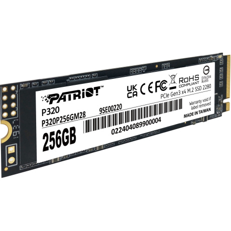 Накопитель SSD M.2 2280 256GB P320P256GM28 PATRIOT - фото 2