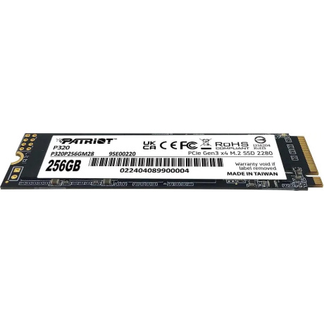 Накопитель SSD M.2 2280 256GB P320P256GM28 PATRIOT - фото 6