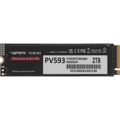 Накопитель SSD M.2 PCIE 2TB 2280 NVMe PV593P2TBM28H PATRIOT