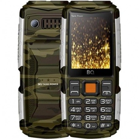 Мобильный телефон BQ 2430 Tank Power Camo Silver