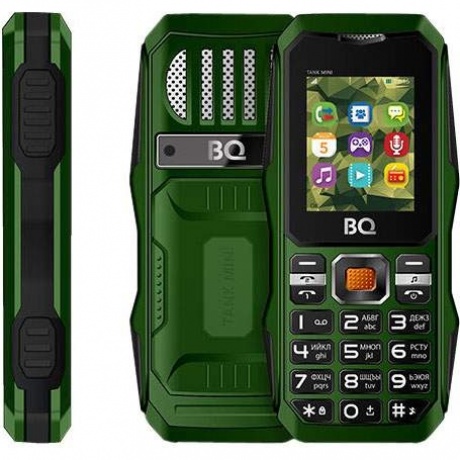 Мобильный телефон BQ 1842 Tank Mini Green - фото 5