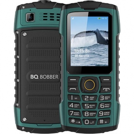 Мобильный телефон BQ-2439 Bobber IP68 Green - фото 1