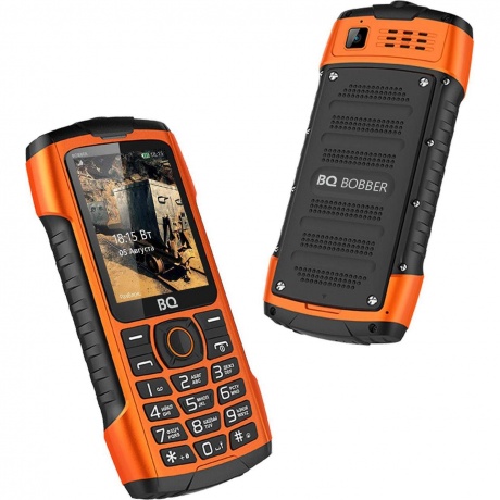 Мобильный телефон BQ-2439 Bobber IP68 Orange - фото 4