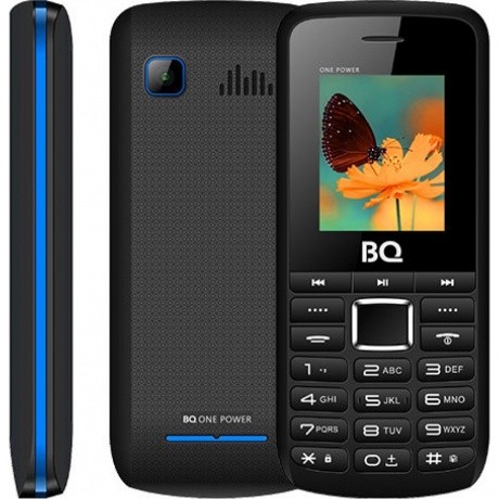Мобильный телефон BQ 1846 One Power Black/Blue - фото 1
