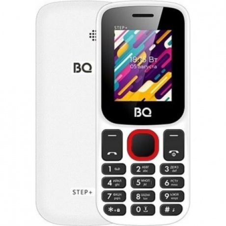 Мобильный телефон BQ 1848 STEP+ WHITE RED (2 SIM) - фото 1