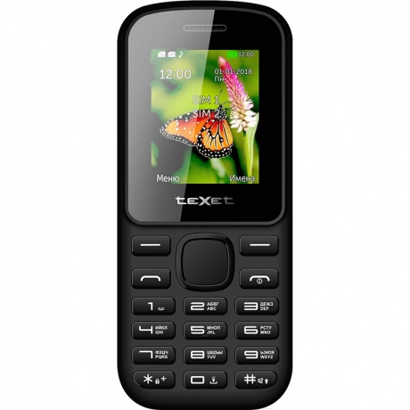 Мобильный телефон teXet TM-130 Black-Red - фото 7