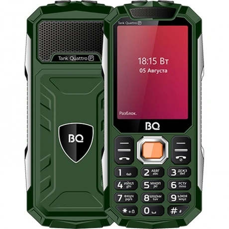 Мобильный телефон BQ 2817 Tank Quattro Power Green