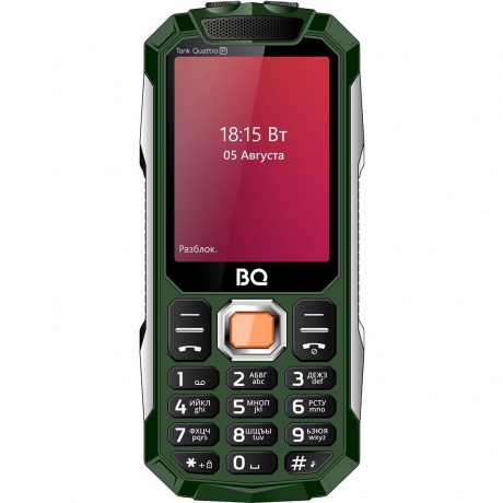 Мобильный телефон BQ 2817 Tank Quattro Power Green - фото 2