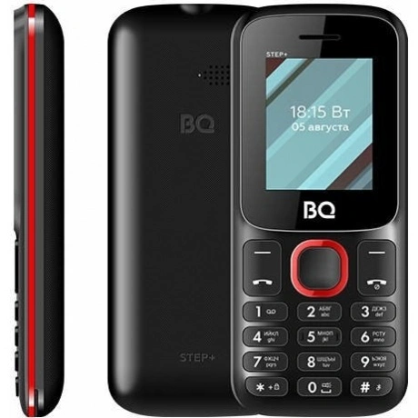 Мобильный телефон BQ 1848 STEP+ BLACK RED (2 SIM)