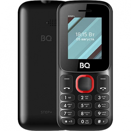 Мобильный телефон BQ 1848 STEP+ BLACK RED (2 SIM) - фото 4