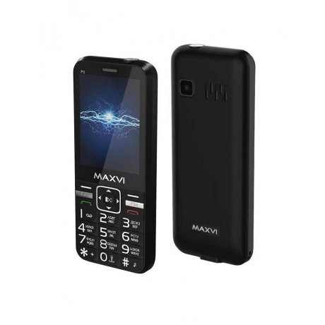 Мобильный телефон MAXVI P3 BLACK (2 SIM) - фото 1