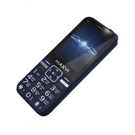 Мобильный телефон MAXVI P3 BLUE (2 SIM) - фото 4