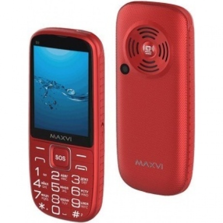 Мобильный телефон MAXVI B9 RED - фото 1