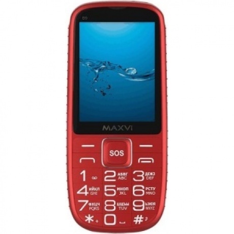 Мобильный телефон MAXVI B9 RED - фото 2