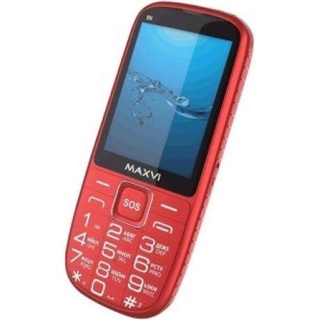 Мобильный телефон MAXVI B9 RED - фото 9