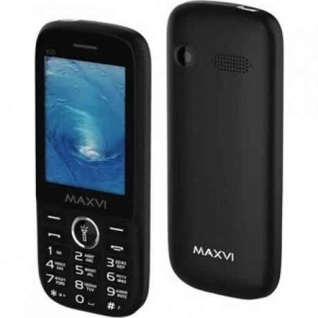 Мобильный телефон MAXVI K20 BLACK (2 SIM) - фото 1
