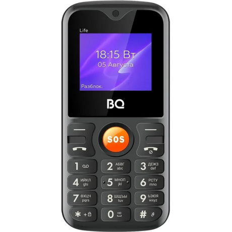 Мобильный телефон BQ 1853 Life Black/Orange - фото 1