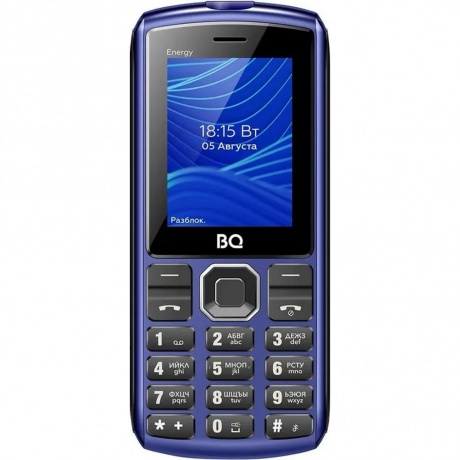 Мобильный телефон BQ 2452 Energy Blue/Black - фото 1