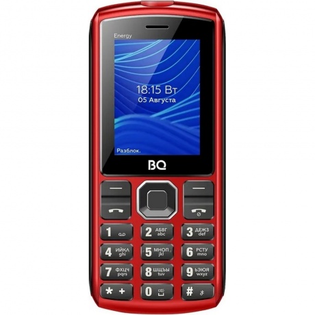 Мобильный телефон BQ 2452 Energy Red/Black - фото 1