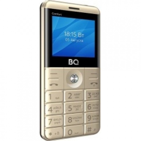 Мобильный телефон BQ 2006 Comfort Gold/Black - фото 3