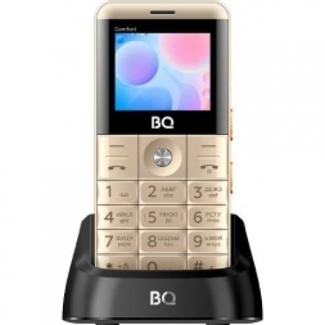 Мобильный телефон BQ 2006 Comfort Gold/Black - фото 5