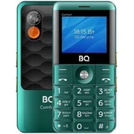 Мобильный телефон BQ 2006 Comfort Green/Black - фото 1