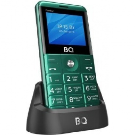Мобильный телефон BQ 2006 Comfort Green/Black - фото 3