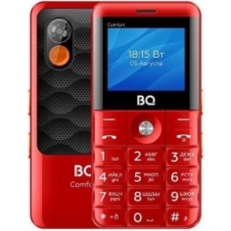 Мобильный телефон BQ 2006 Comfort Red-Black - фото 1