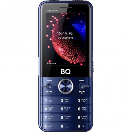 Мобильный телефон BQ 2842 Disco Boom Blue Black - фото 1