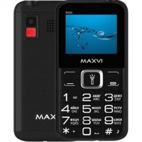 Мобильный телефон Maxvi B200 Black - фото 1