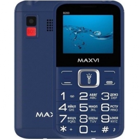 Мобильный телефон Maxvi B200 Blue - фото 1