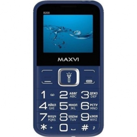 Мобильный телефон Maxvi B200 Blue - фото 2
