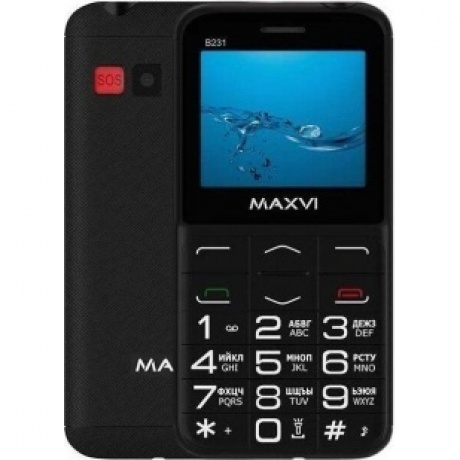 Мобильный телефон Maxvi B231 Black - фото 1