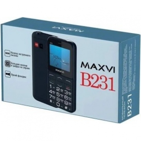 Мобильный телефон Maxvi B231 Black - фото 12