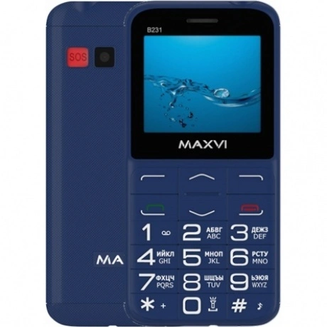 Мобильный телефон Maxvi B231 Blue