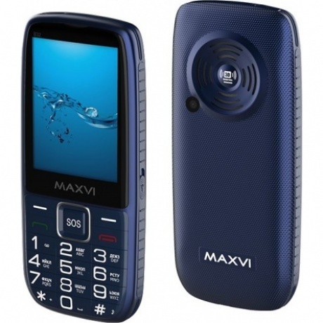 Мобильный телефон Maxvi B32 Blue - фото 1