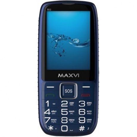 Мобильный телефон Maxvi B32 Blue - фото 2