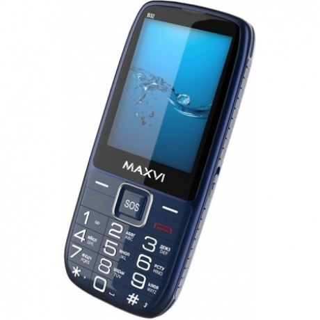 Мобильный телефон Maxvi B32 Blue - фото 3