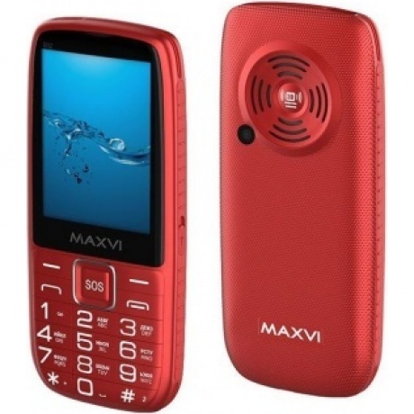 Мобильный телефон Maxvi B32 Red - фото 1