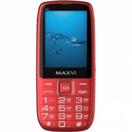 Мобильный телефон Maxvi B32 Red - фото 2