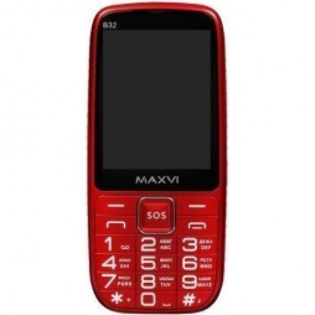 Мобильный телефон Maxvi B32 Red - фото 11