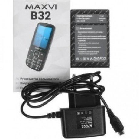 Мобильный телефон Maxvi B32 Red - фото 17