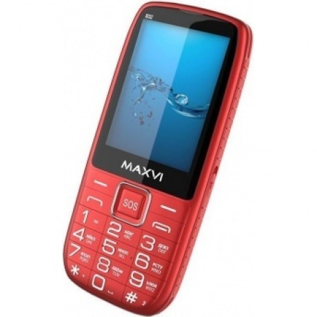 Мобильный телефон Maxvi B32 Red - фото 3